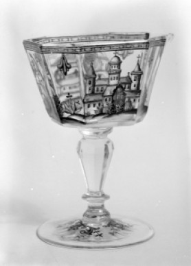 Sweetmeat Glass. ca. 1740, German. Glass. via www.metmuseum.org