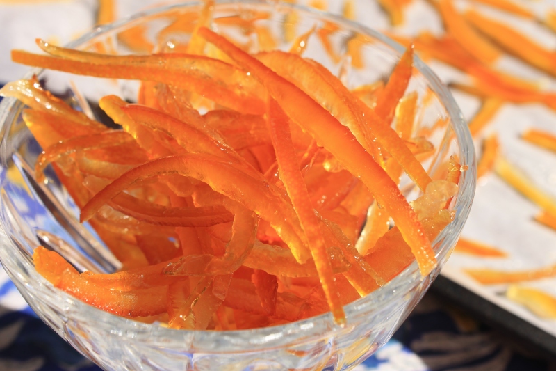 Candied Orange Peels, 17th century recipe
