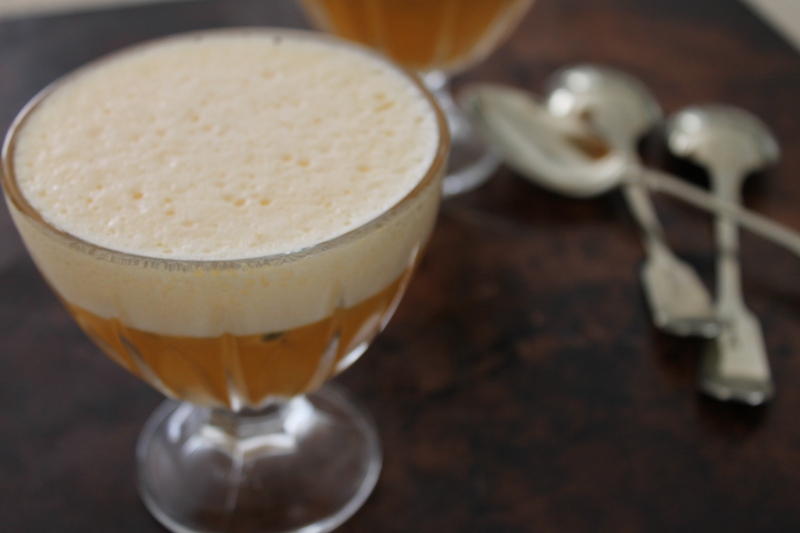 Passionfruit flummery, recipe from 1939